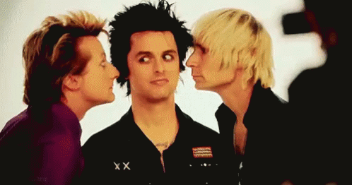 Three Men Standing Next To Each Other GIF