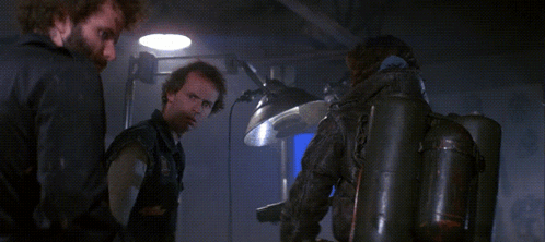 Three Men Standing Next To Each Other With The Words " You Gotta Be F # Kin Kidding " GIF