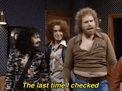 Three Men Standing One Saying The Last Time I Checked GIF