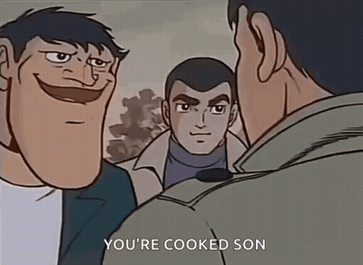 Three Men Standing One Talking GIF