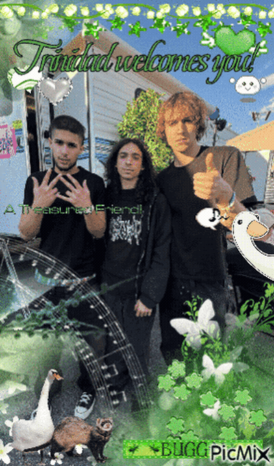 Three Men Trinidad Welcomes You GIF