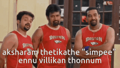 Three Men Wearing Red Boston Jerseys Are Standing Together GIF