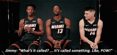 Three Miami Basketball Players Jimmy What's It Called GIF