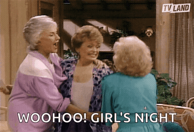 Three Older Women Woohoo Girl's Night GIF