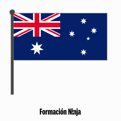 Three Penguins In Hats And Scarves In Front Of Opera House Saying Welcome To Australia GIF