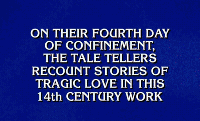 Three People On Jeopardy One Has $13,000 GIF