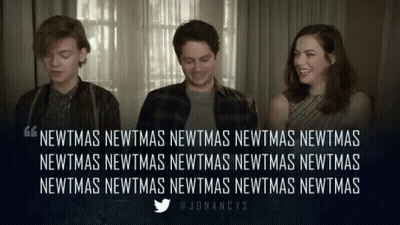 Three People Standing Next To Each Other Newtmas Quote GIF