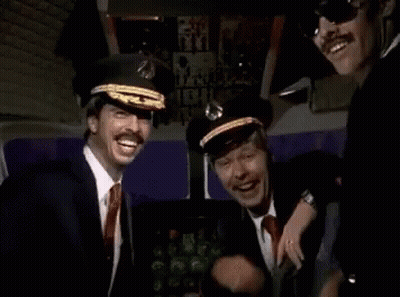 Three Pilots Are Giving A Thumbs Up And Smiling For The Camera GIF