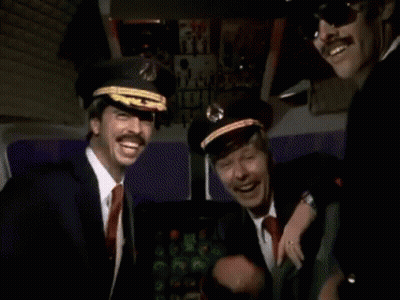 Three Pilots Are Giving A Thumbs Up Sign GIF
