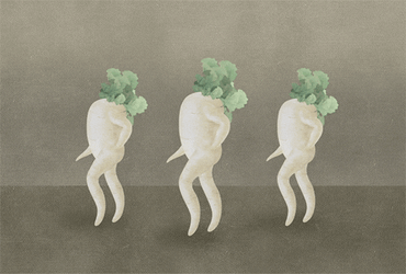 Three Radish Unison Happy Dance Meme GIF