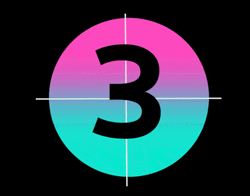 Three Seconds Countdown GIF