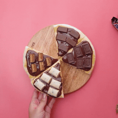 Three Snickers Bars Lined Up GIF