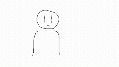Three Stick Figures One Letter I On Head GIF