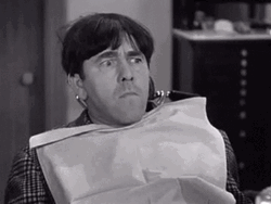 Three Stooges Curly Punching Bag GIF