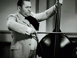 Three Stooges Curly Violin Fail GIF
