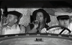 Three Stooges Dancing Car GIF