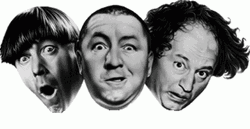 Three Stooges Funny Faces GIF