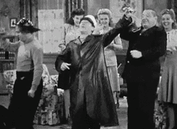 Three Stooges Happy Dancing Celebration GIF