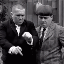 Three Stooges Magic Trick Fire GIF