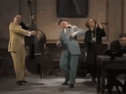 Three Stooges Orchestra Dancing GIF