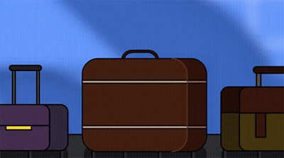 Three Suitcases Lined Up With Tommy Hilfiger Tag