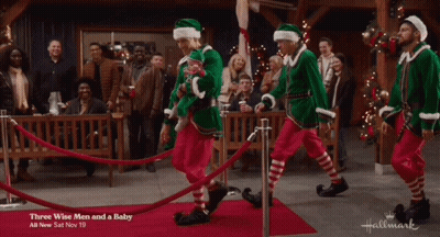 Three Wise Men And A Baby Hallmark Christmas Movie GIF