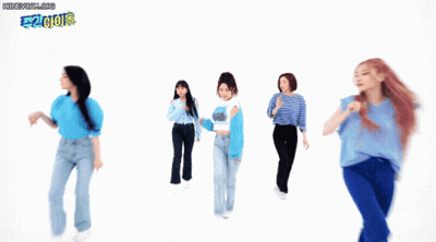 Three Women Are Dancing In Front Of A White Background And The Words Honeycam.org Are On The Bottom GIF