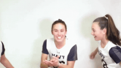 Three Women Smiling Together GIF