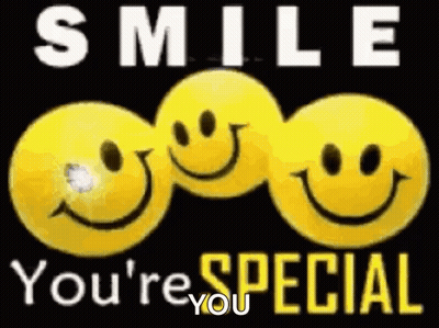 Three Yellow Smiley Faces GIF