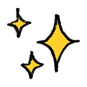 Three Yellow Stars Sticker