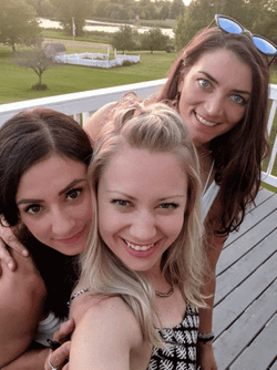 Three Young Best Friends Taking Selfie GIF
