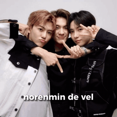 Three Young Men Posing Norenmin De Vel GIF
