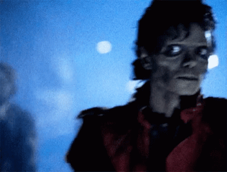 Thriller Michael Jackson Horror Face GIF