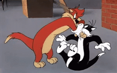 Throat Punch Putty Tat Trouble GIF