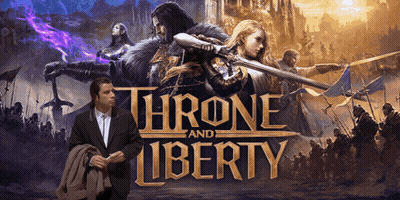Throne And Liberty Movie Poster Man In Suit GIF