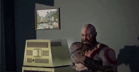 Throw Computer Kratos God Of War GIF