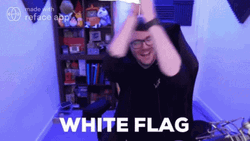 Throw In The Towel Gameboyluke White Flag GIF