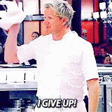 Throw In The Towel Gordon Ramsey Gives Up GIF