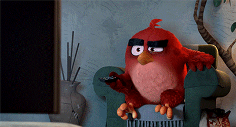 Throw Red Angry Bird GIF