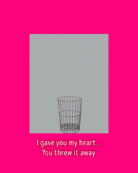 Throwing Away Heart Heartbreak GIF