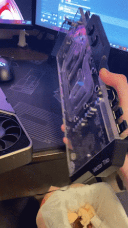 Throwing Computer Gpu In Trash Garbage GIF