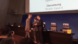 Throwing Money FIFA Conference Scene GIF