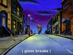 Throwing Newspaper Glass Breaking Fail GIF