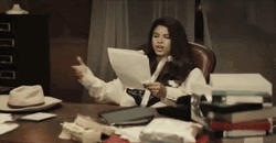 Throwing Papers Individually GIF