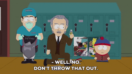 Throwing Papers South Park GIF