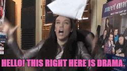 Throwing Papers This Right Here Is Drama GIF