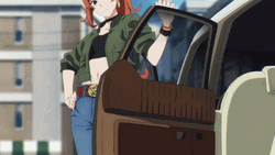 Thrown Inside The Car Anime GIF