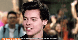 Thrown Under The Bus Harry Styles GIF