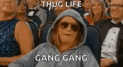 Thug Girl Chewing GIF