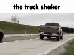 Thug Shaker Pickup Truck On The Road GIF